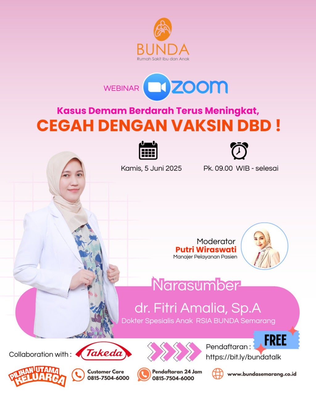 Kasus Demam Berdarah Terus Meningkat, CEGAH DENGAN VAKSIN DBD !